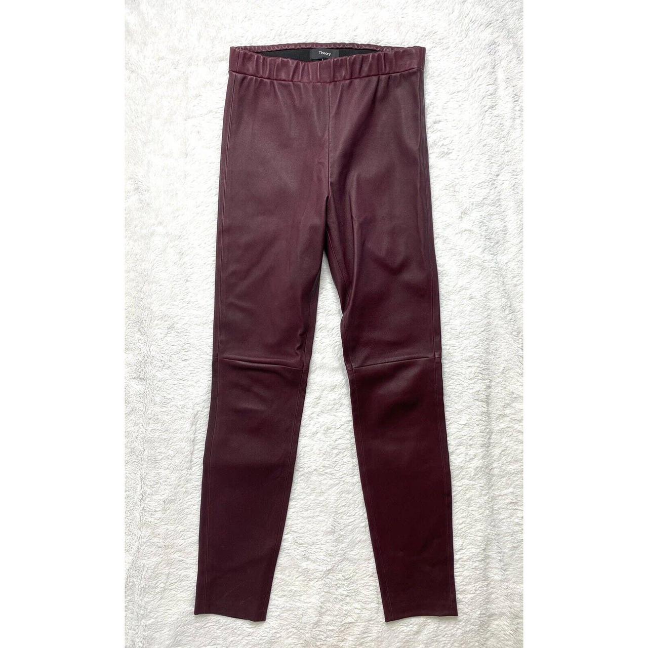 Theory adbelle leather on sale pants