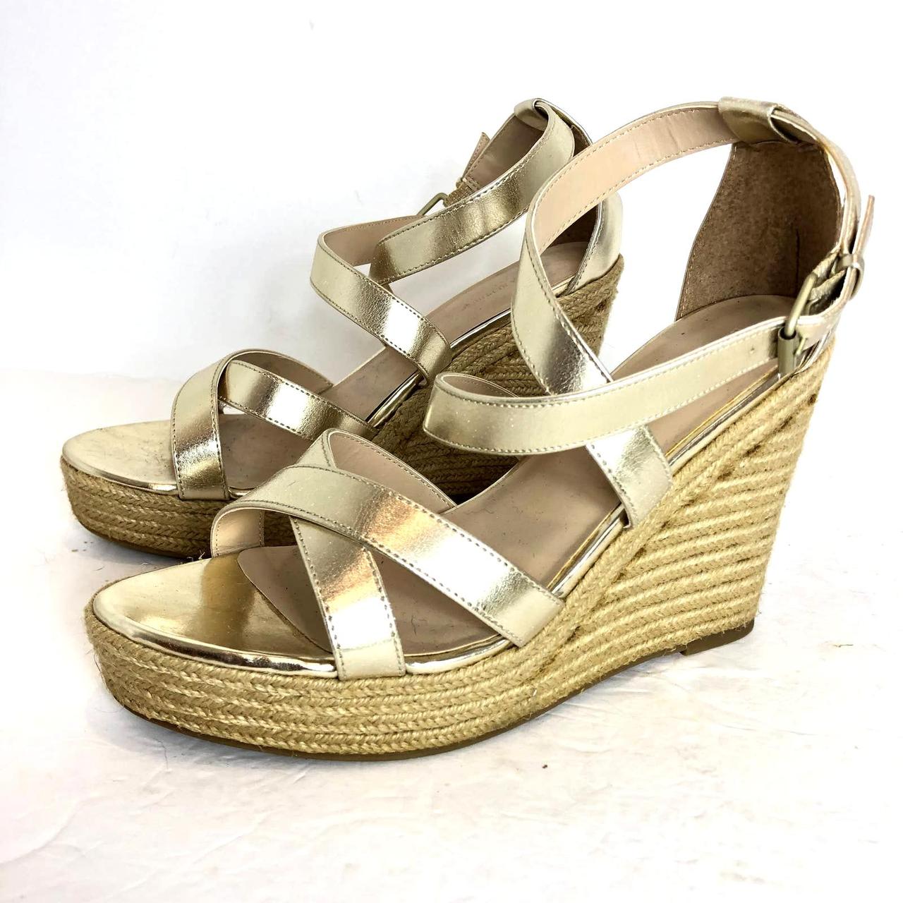 Banana republic hot sale espadrille wedge