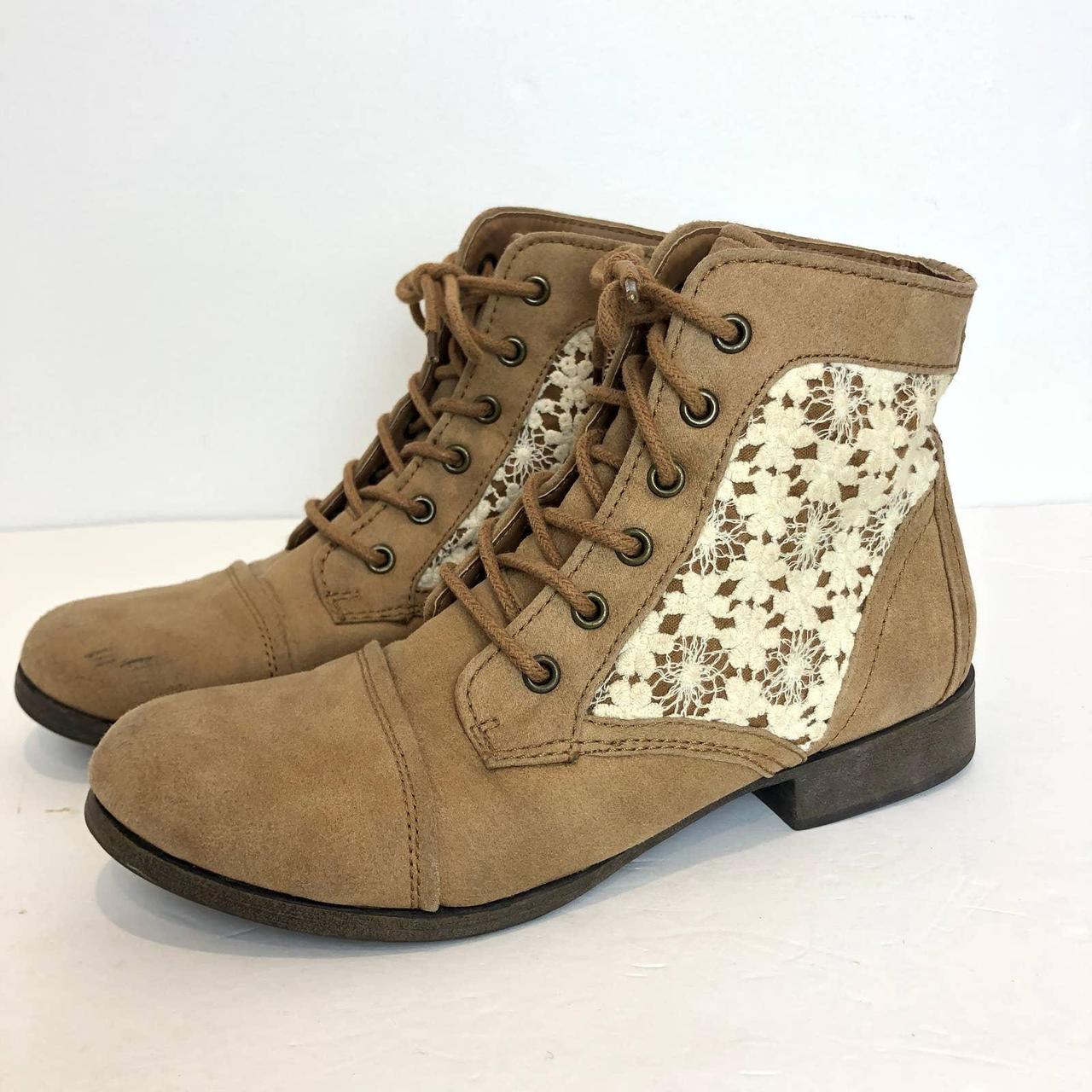 Brash lace sale up boots