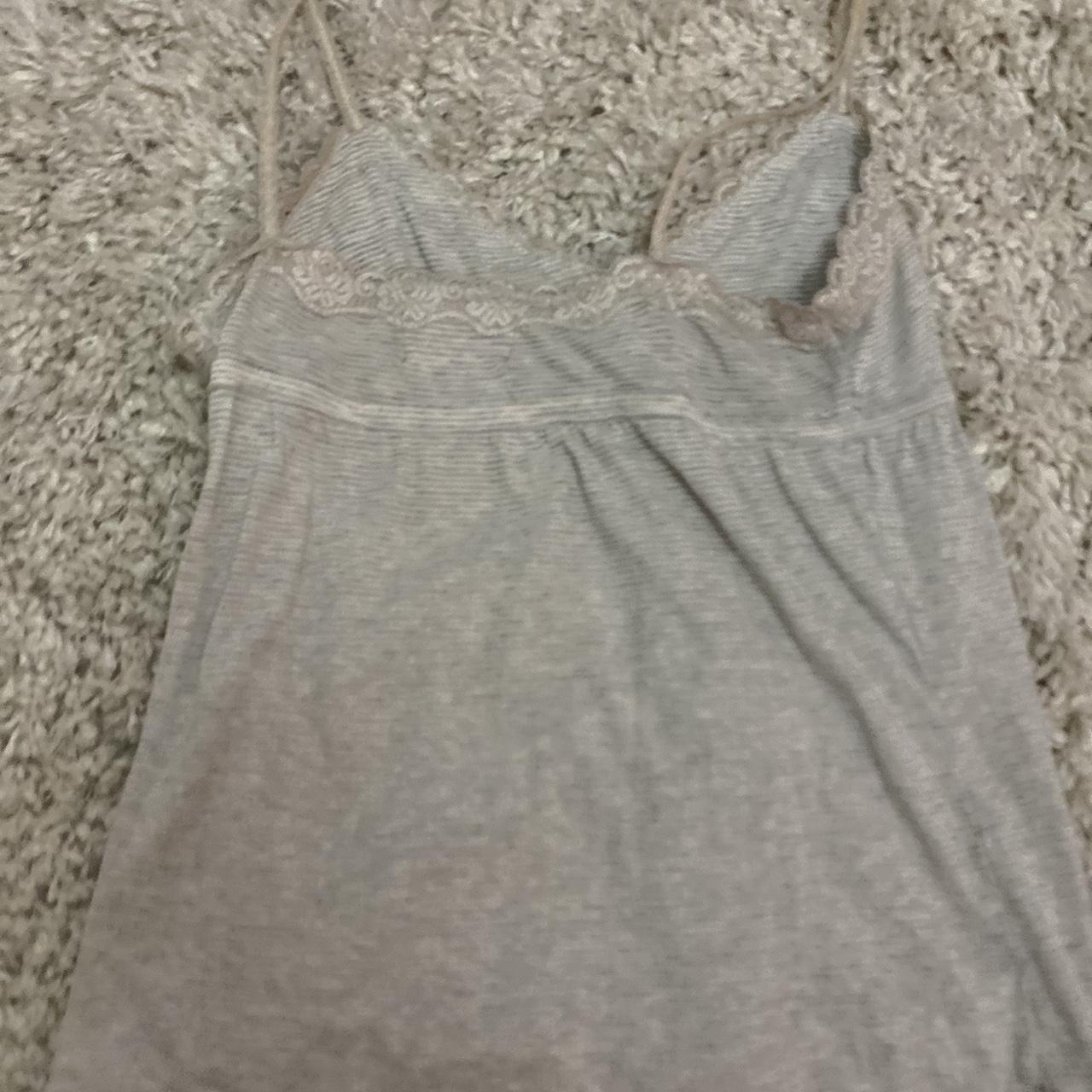 Abercrombie Fitch Babydoll Tank Top Vintage S Depop