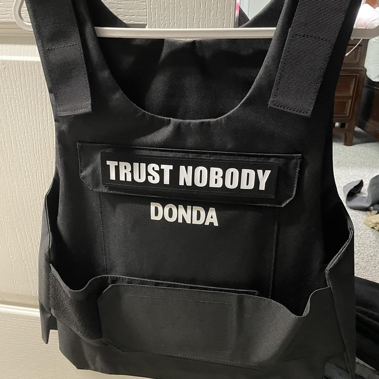 Custom DONDA kanye west mock bullet proof... Depop