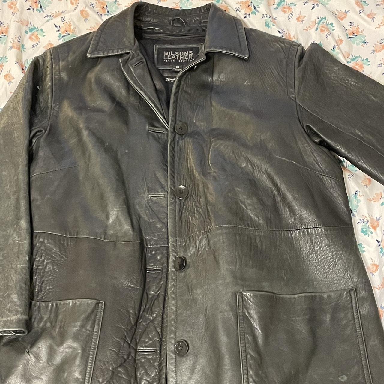 Wilsons leather car outlet coat