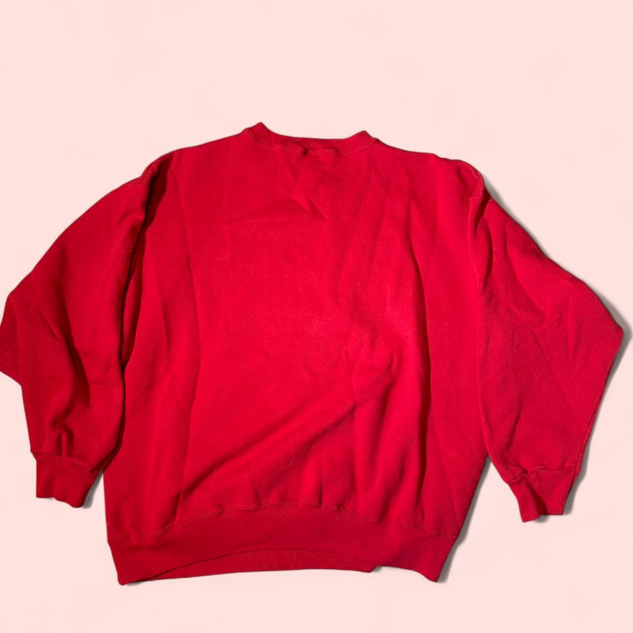 Men's Sweatshirt - Red - XL – 90s Tasmanian Devil… - image 2