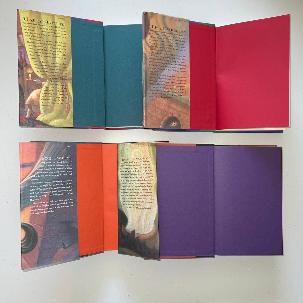 Harry Potter Gold Books Depop