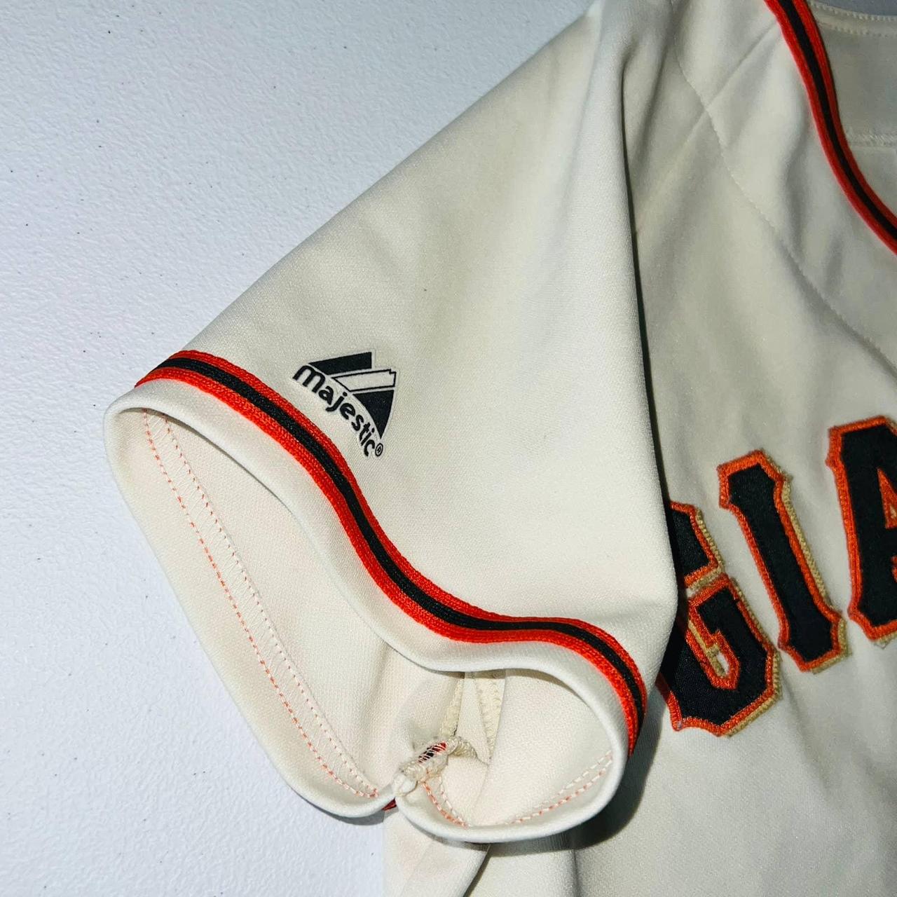 Vintage San Francisco Giants Authentic Cream - Depop