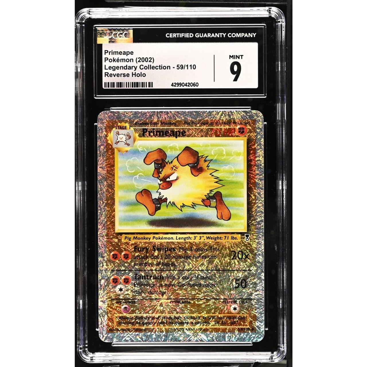 Primeape newest Reverse Holo Pokémon Legendary Collection 59/110