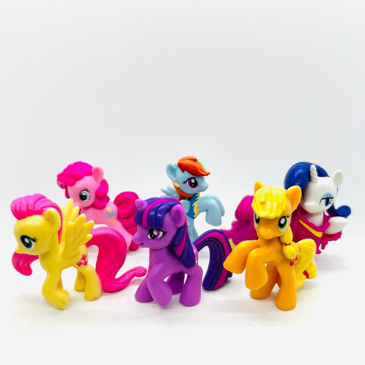 My Little Pony G4 Mane 6 Fluttershy Twilight AJ... - Depop