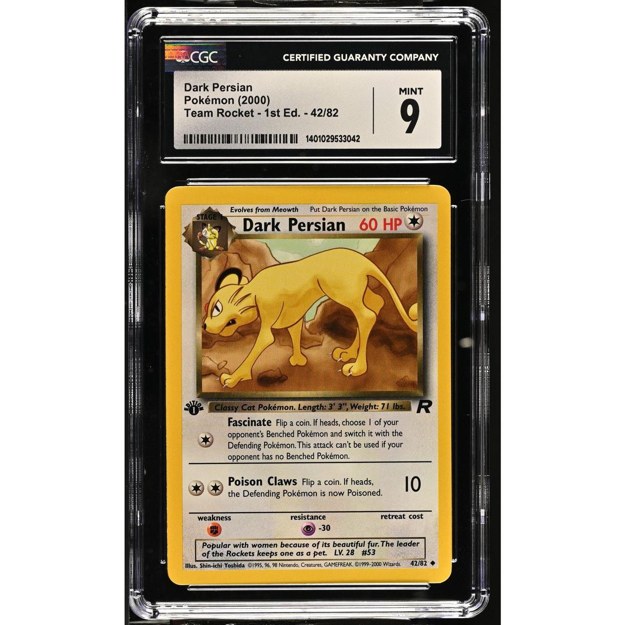 Pokemon Dark Persian 1st offers Edition