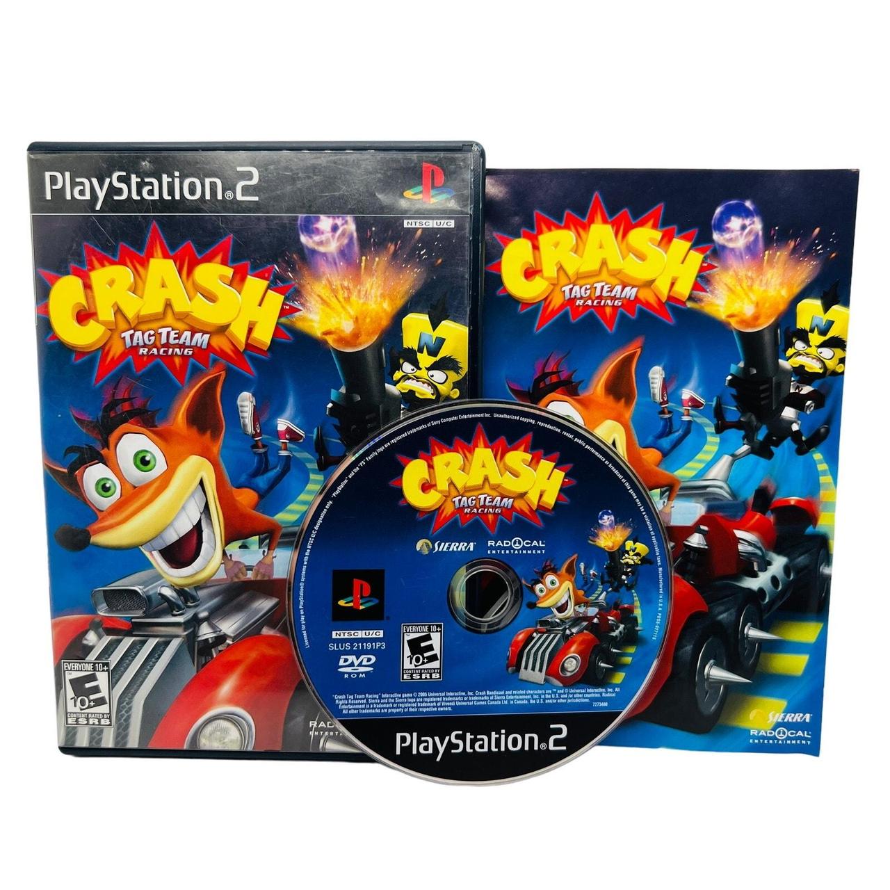 Sony PlayStation 2 Crash Bandicoot Tag Team Racing. Depop