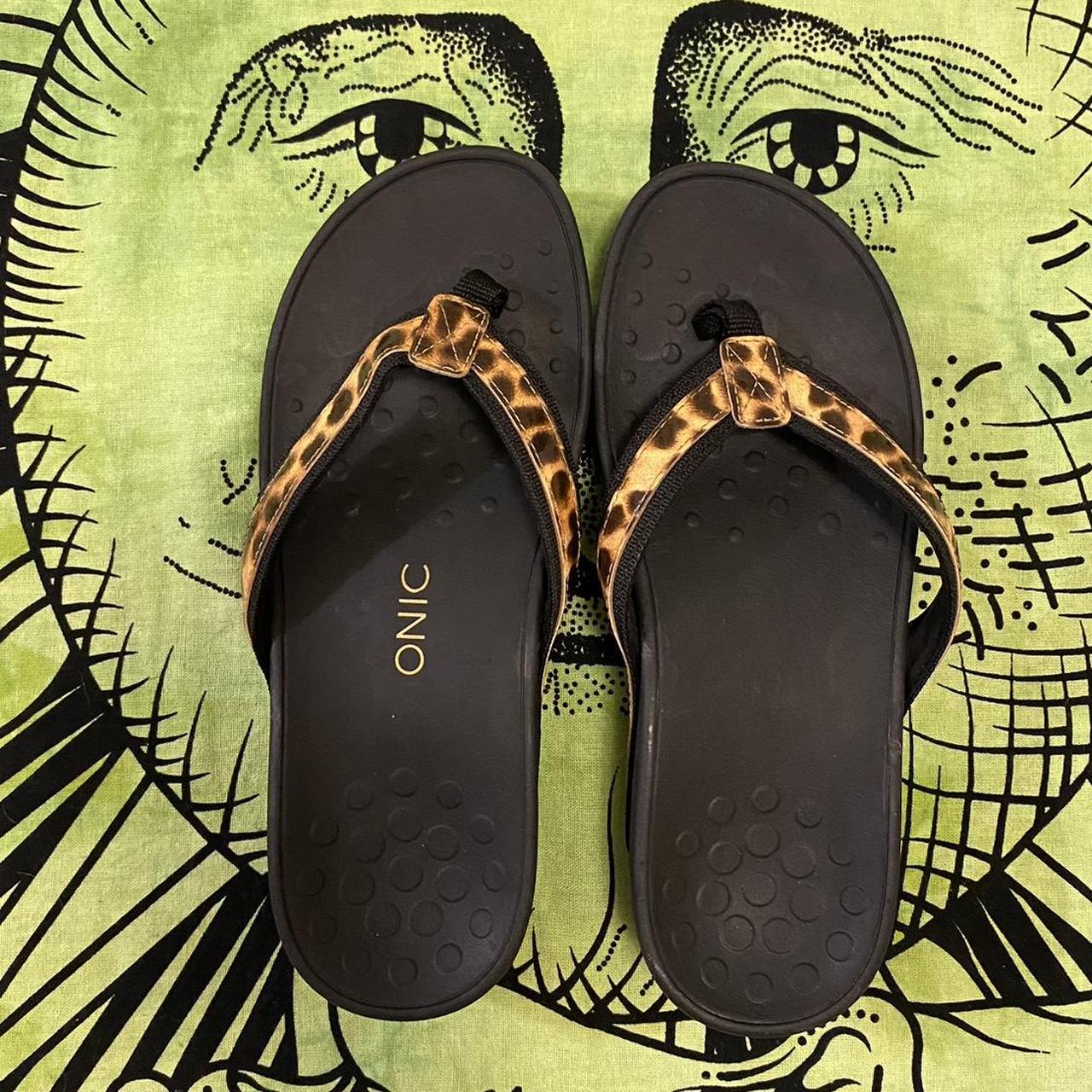 Vionic sandals cheap leopard print