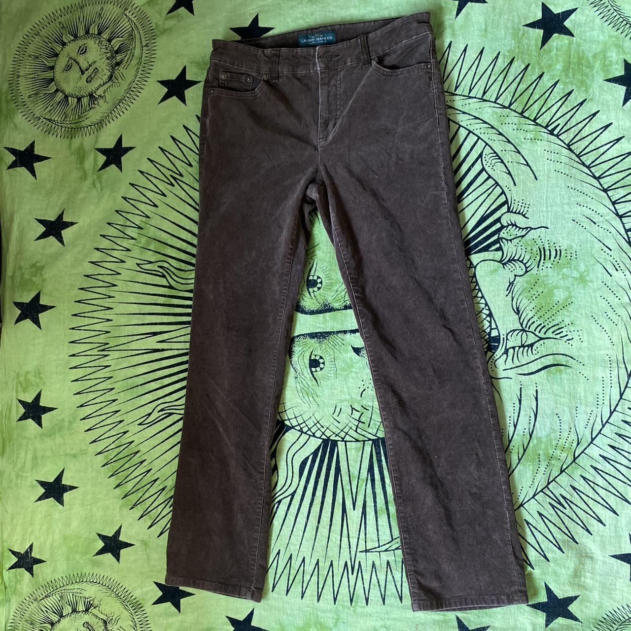 Vintage Early 2000’s Y2K Ralph Lauren Brown Corduroy... - Depop