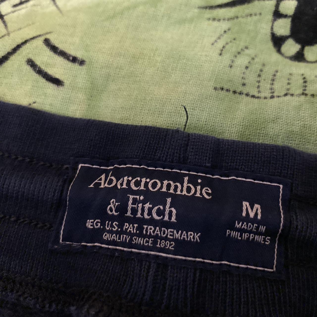 Early 2000’s Y2K Abercrombie And Fitch Navy Blue... - Depop