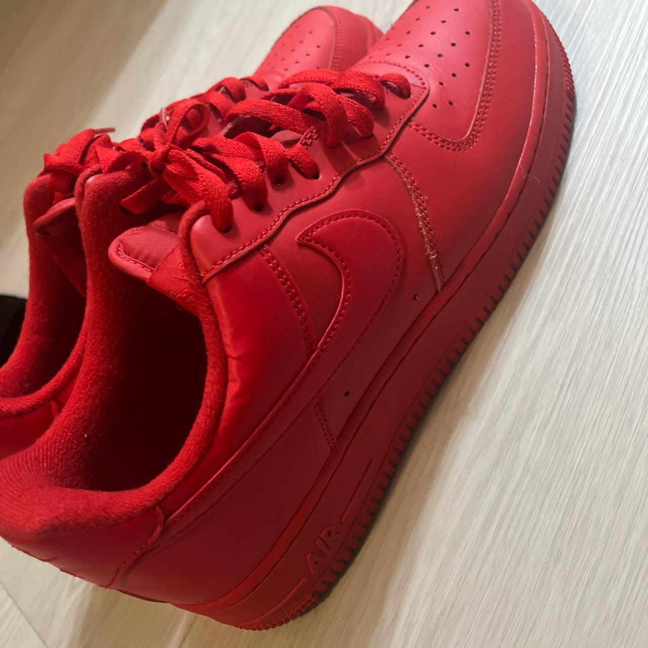 red airforces hard but don’t wear them anymore ... - Depop