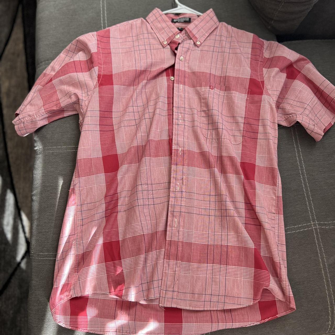 christian-dior-men-s-red-and-white-shirt-depop