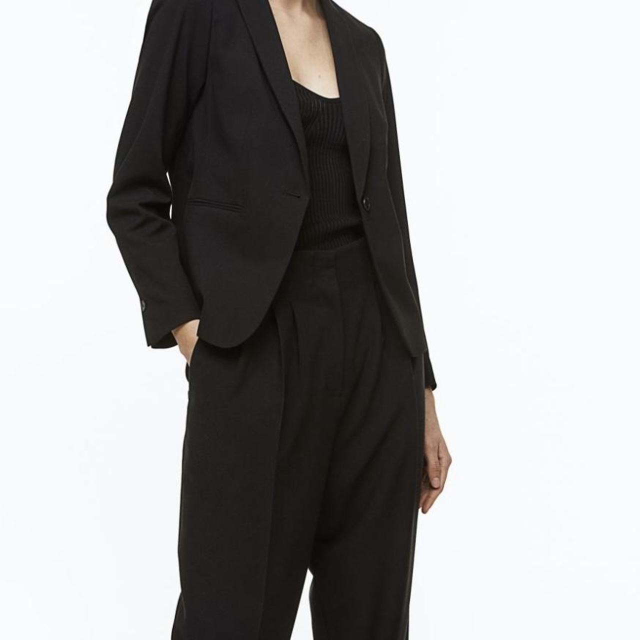 H&M black blazer H&M blazer, black colour, size... Depop