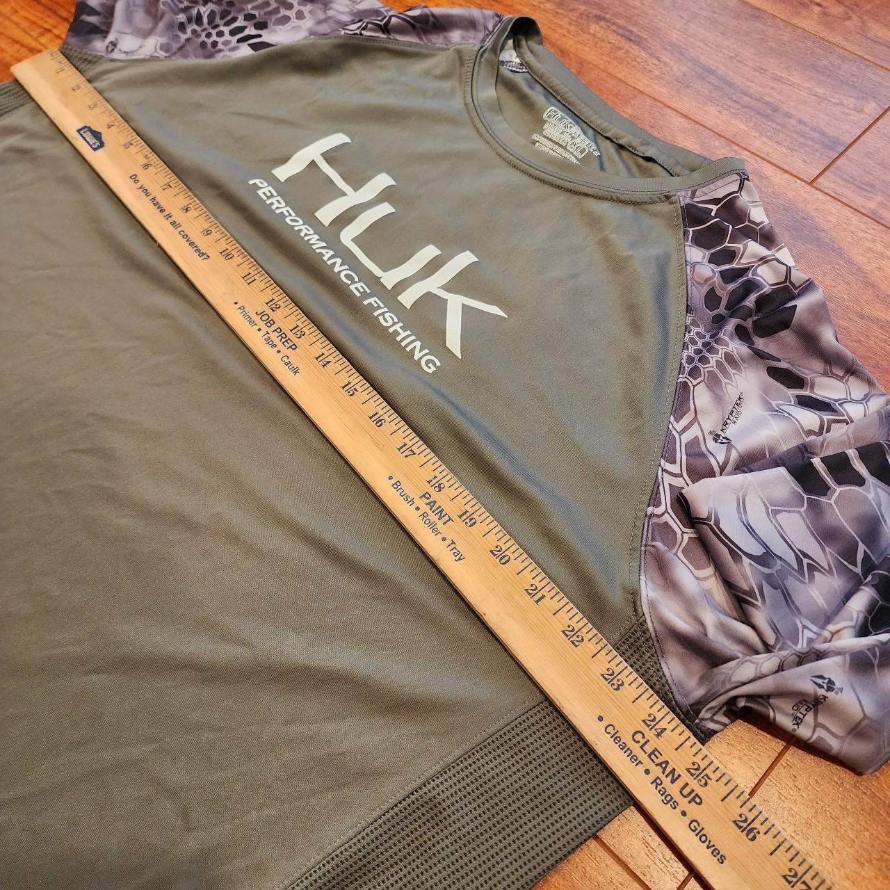 Huk Performance Fishing Long Sleeve T-Shirt Size XL - Depop