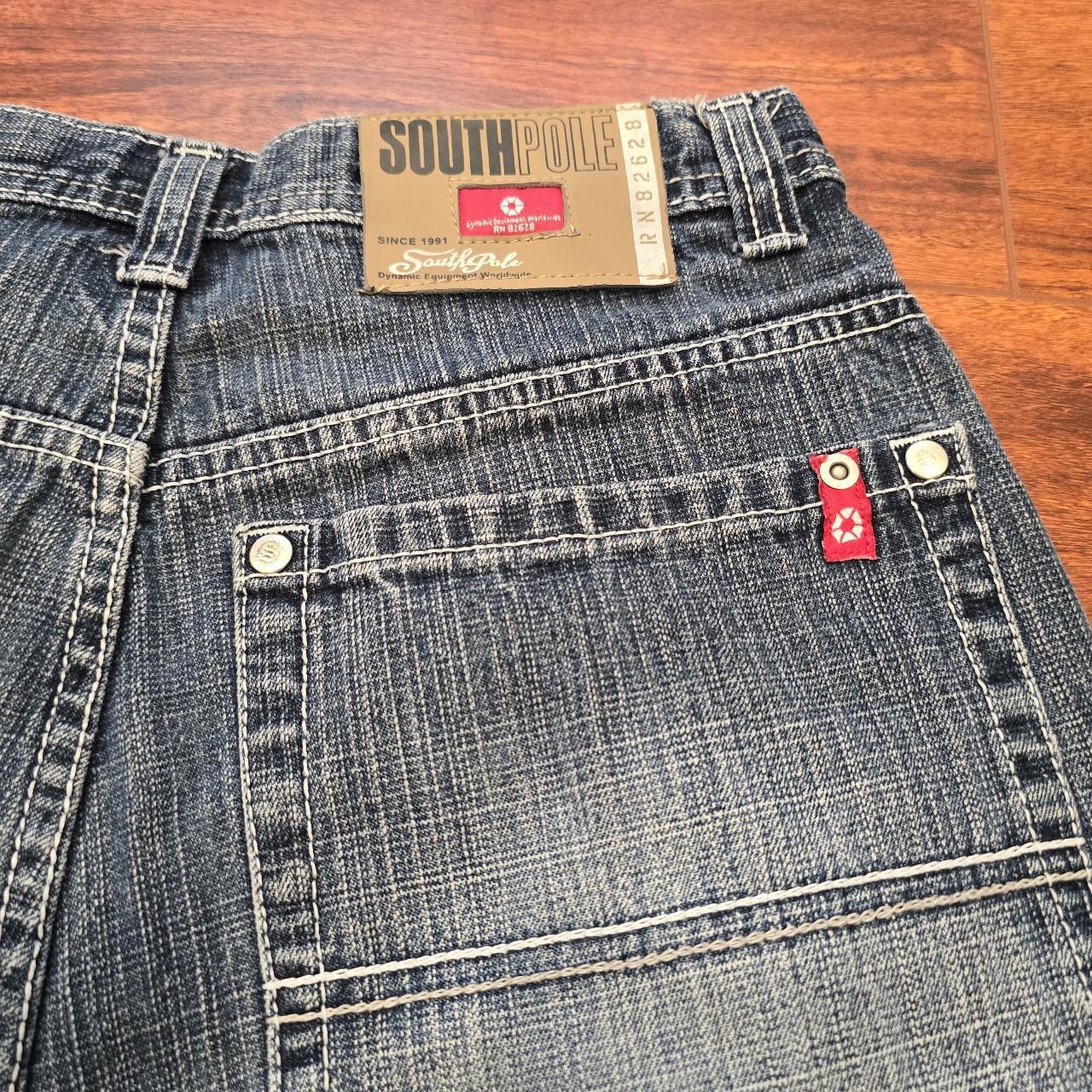 Southpole Jean Shorts Men's Size 20 RN 82628 Baggy | Depop