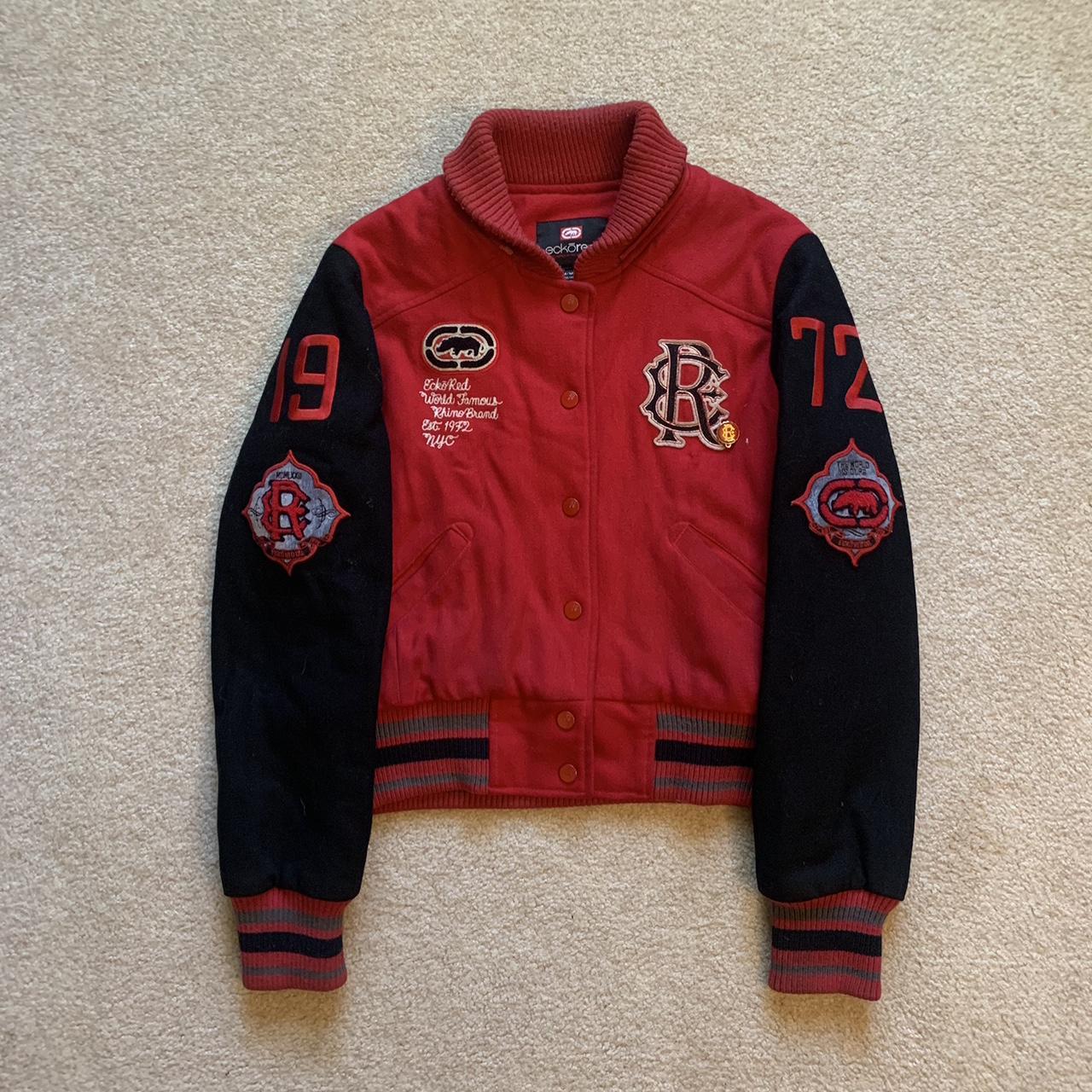 Ecko varsity jacket best sale