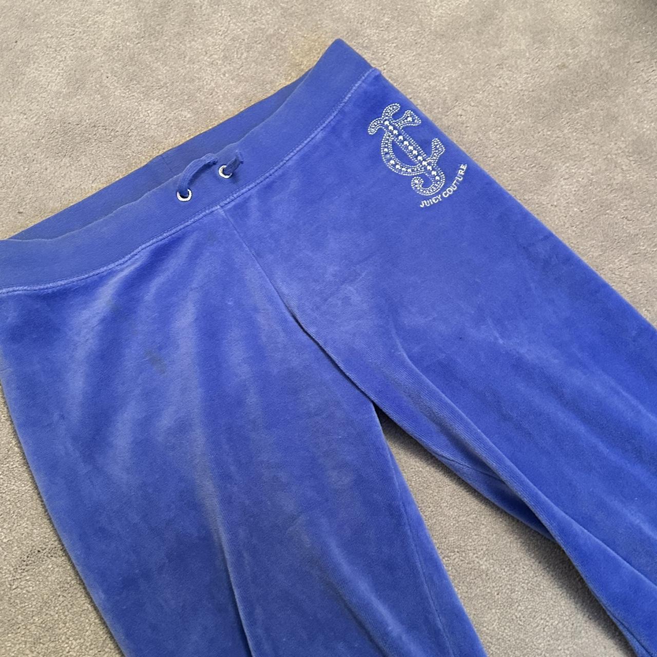 Blue vintage juicy contour tracksuit bottoms Tight... - Depop