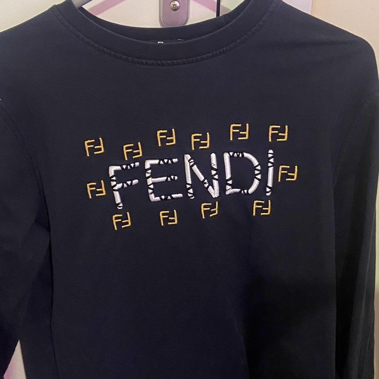 Fendi jumper Perfect condition navy Unisex Royal... - Depop