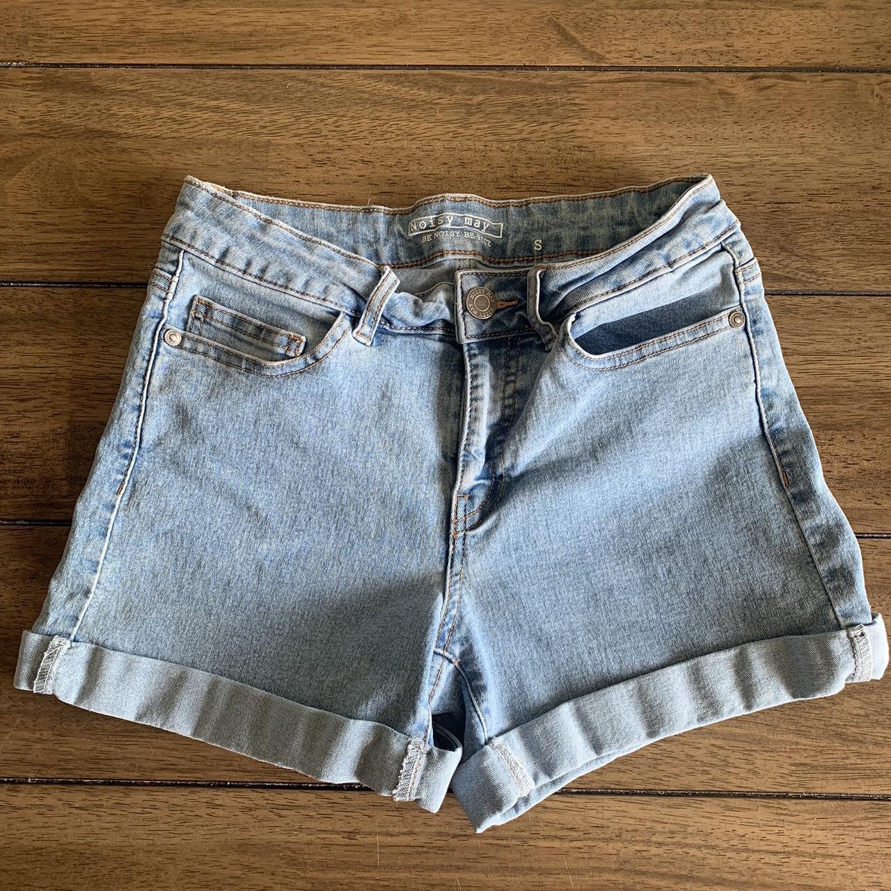 Cuffed, high waisted shorts. I haven’t worn these in... - Depop