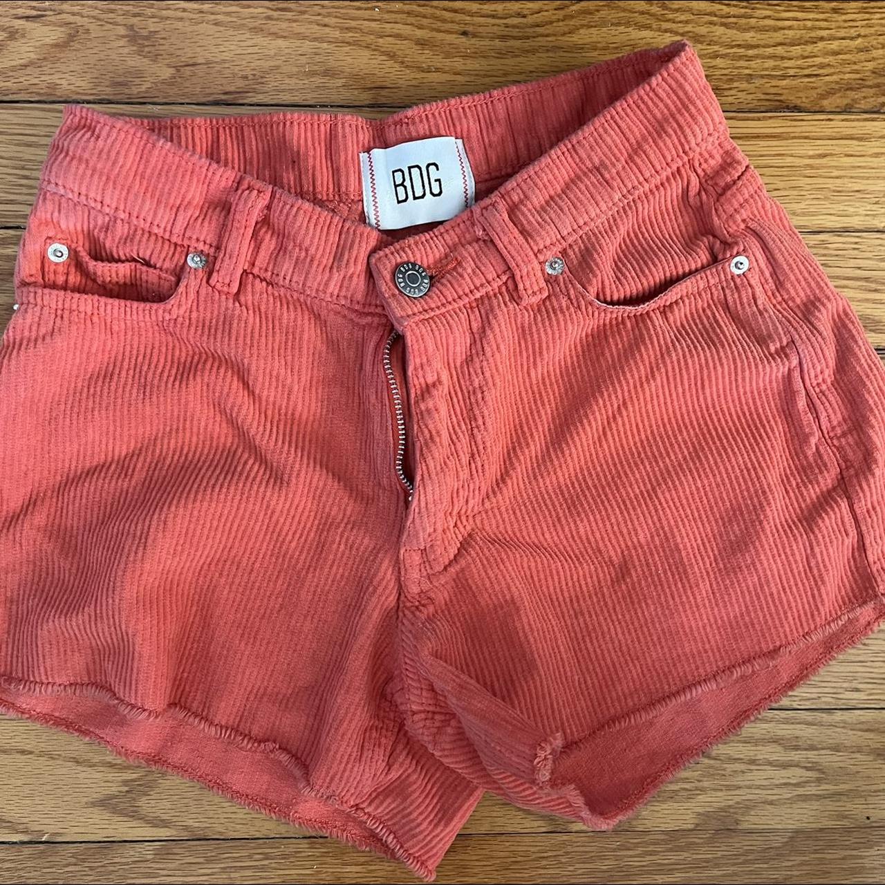 Urban Outfitters Women's Orange Shorts Depop