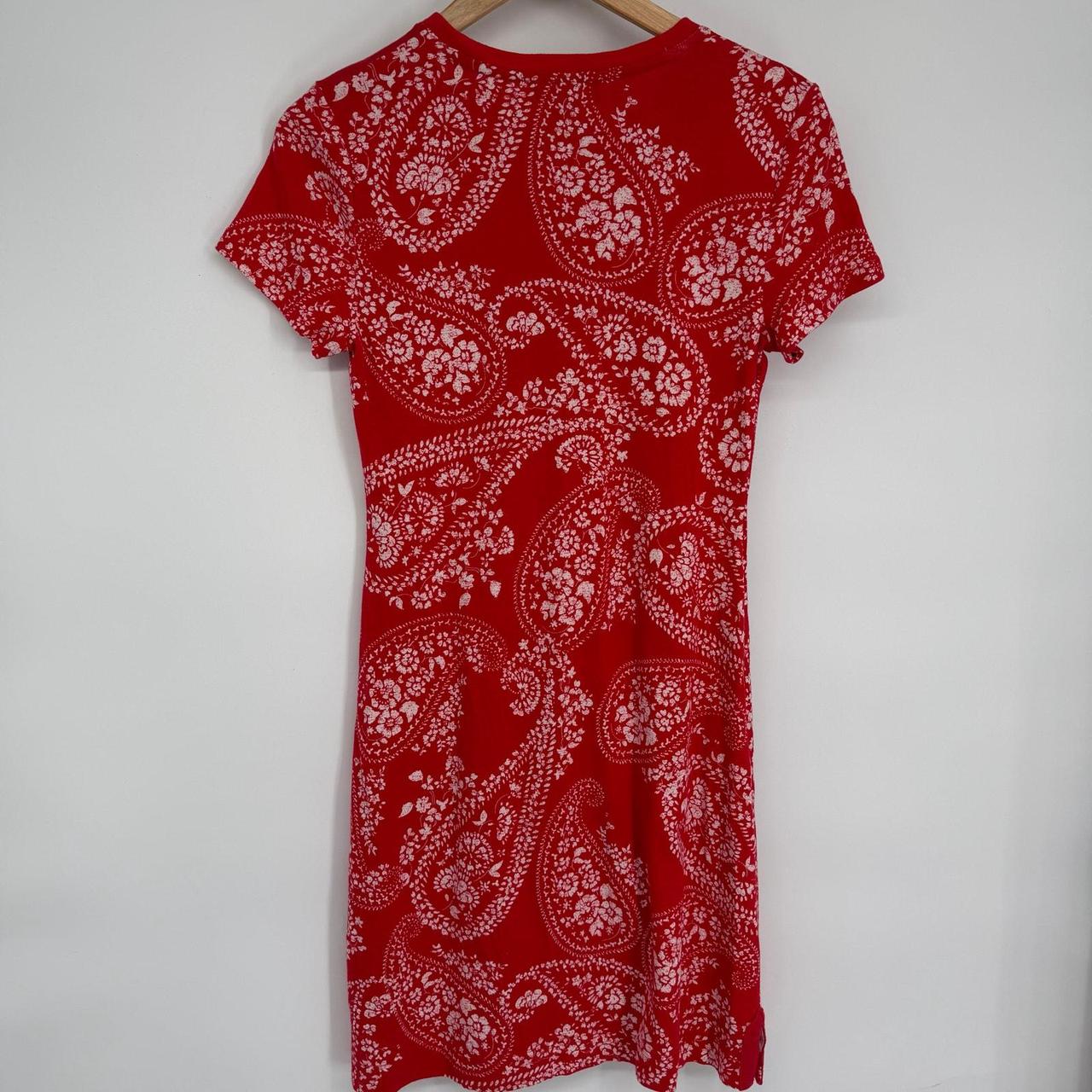 Chaps Women's Dress - Red/White - M – Chaps In go… - image 2