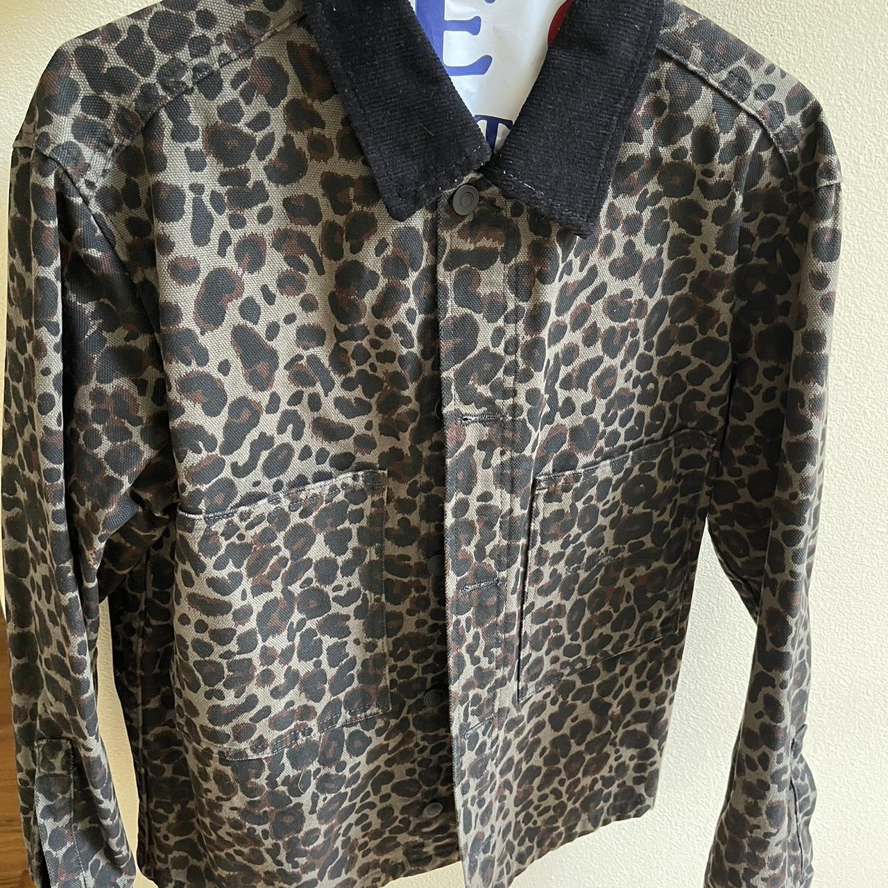 Cheetah print denim jacket! Very stylish printed... Depop