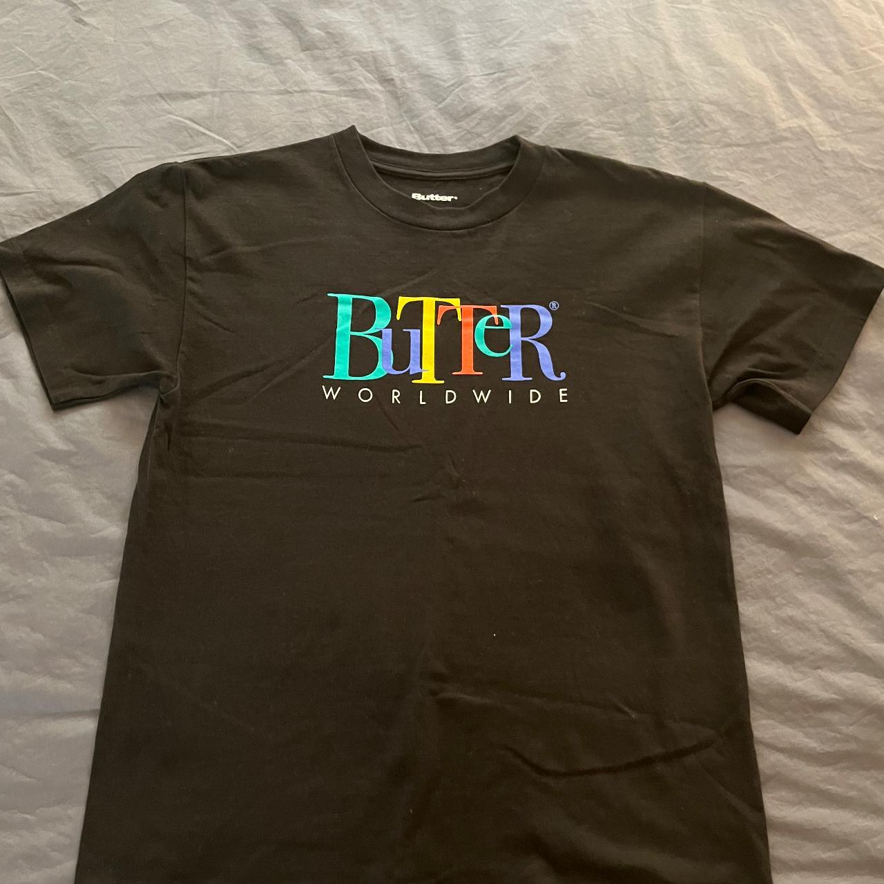 Butter Goods Men's Black Tshirt Depop