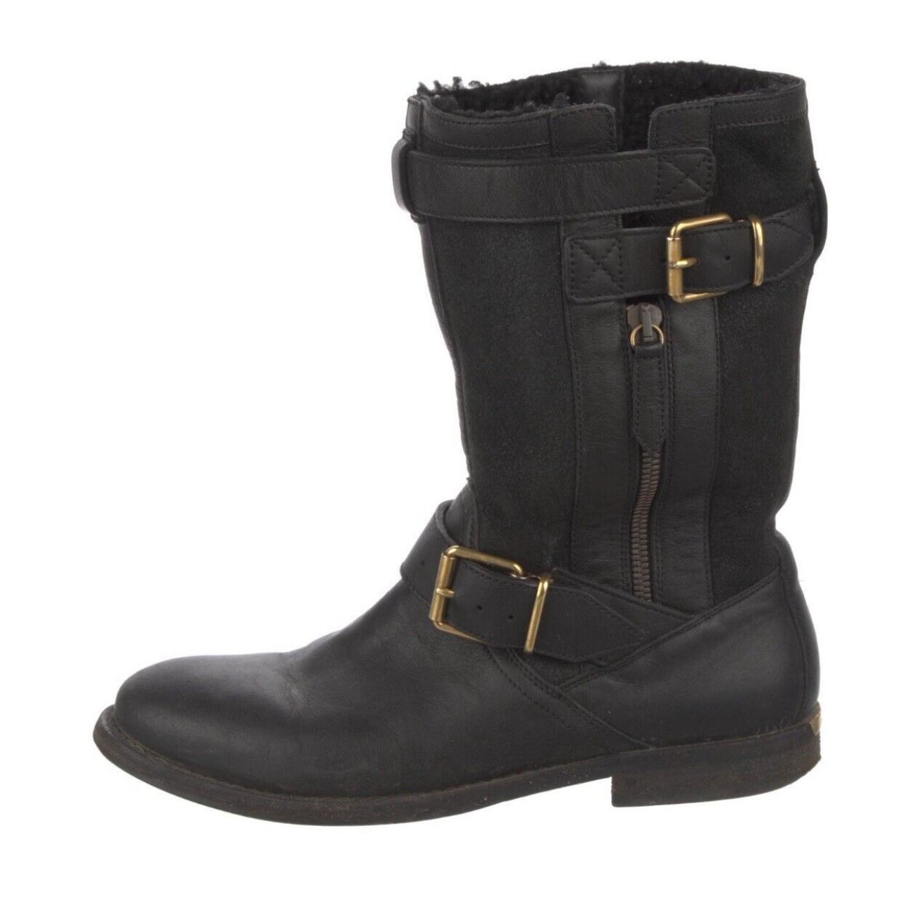 Burberry moto boots best sale