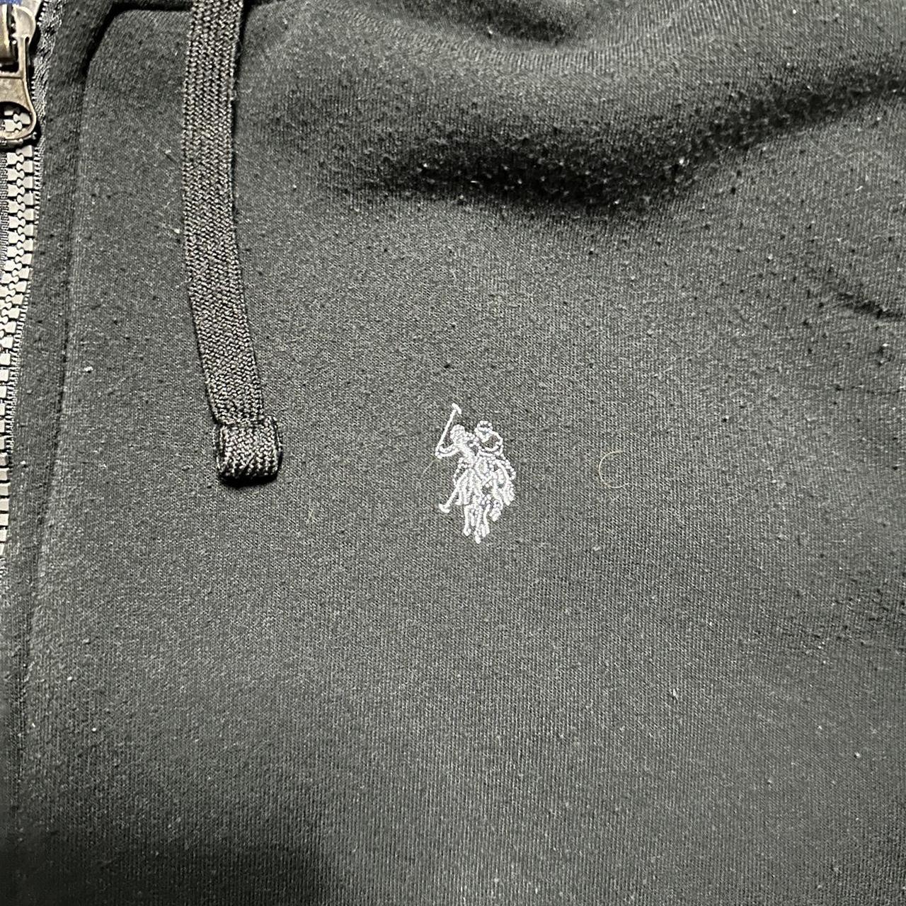 U.S. POLO ASSN thick furry, zip up Size large mens - Depop