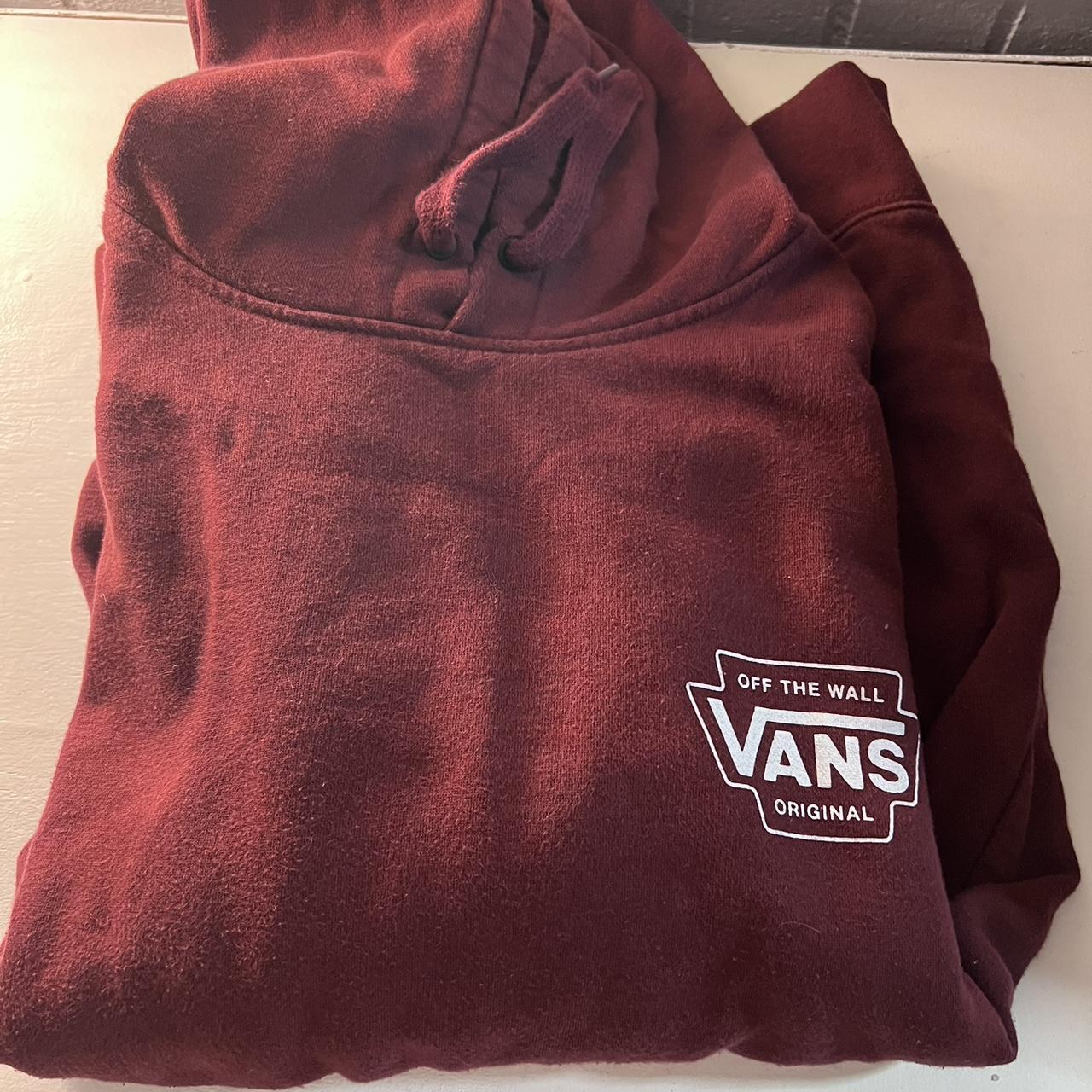 Vans Women's Burgundy Coat | Depop