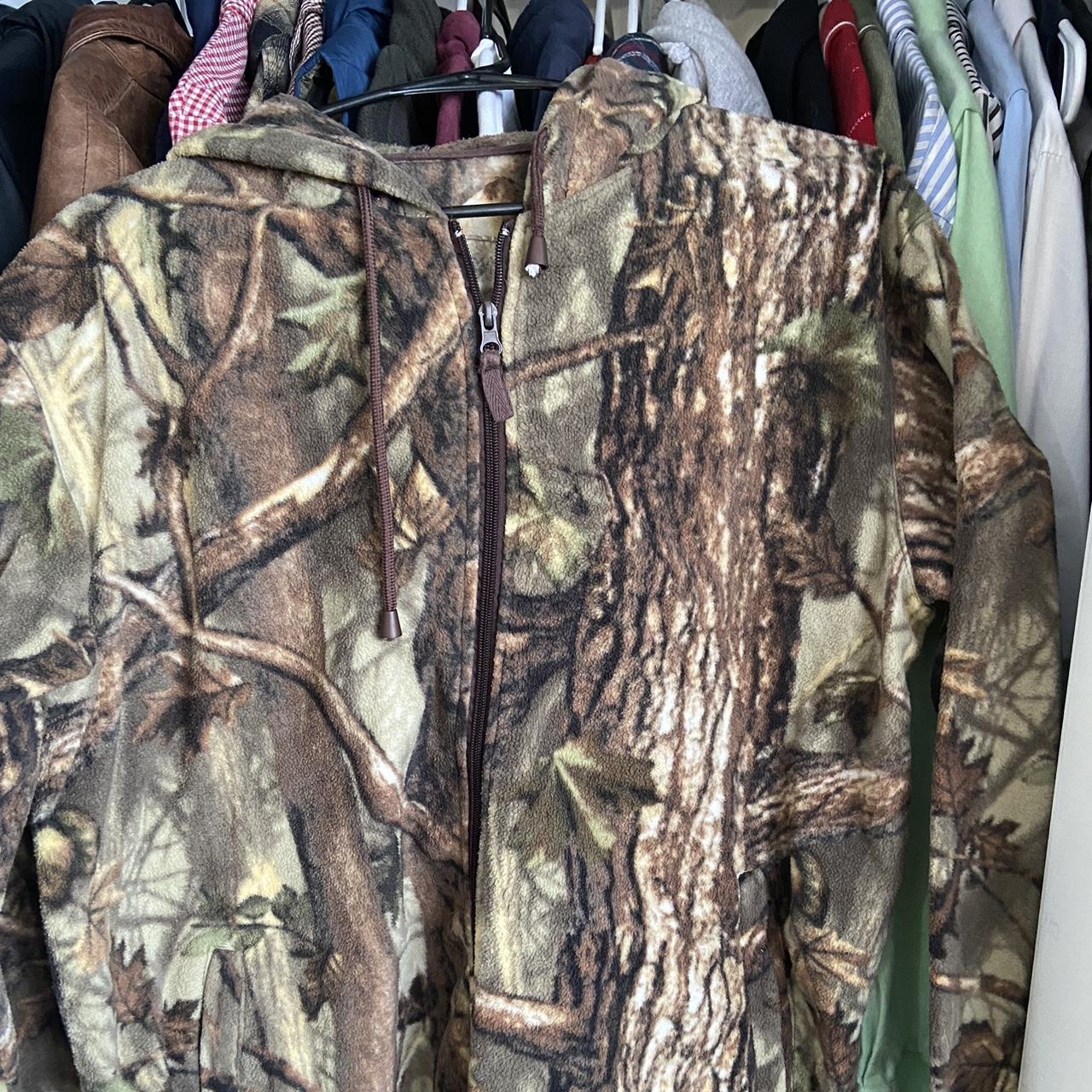 vintage camo sweater can’t really see the tag... - Depop