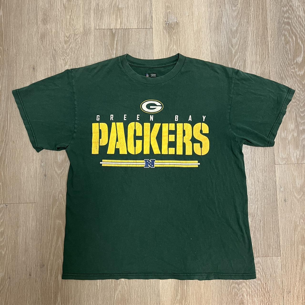 Vintage Green Bay packers t-shirt FREE SHIPPING 