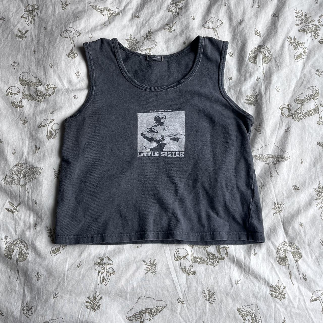 Super cute brandy graphic tank! No stains, lightly... Depop