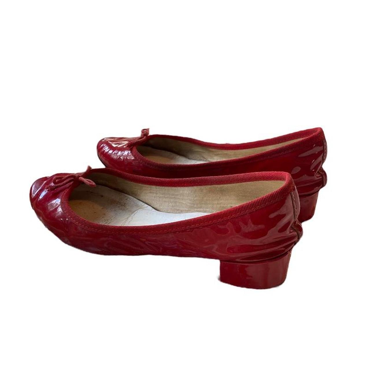 Repetto Women's Red Balletshoes Depop