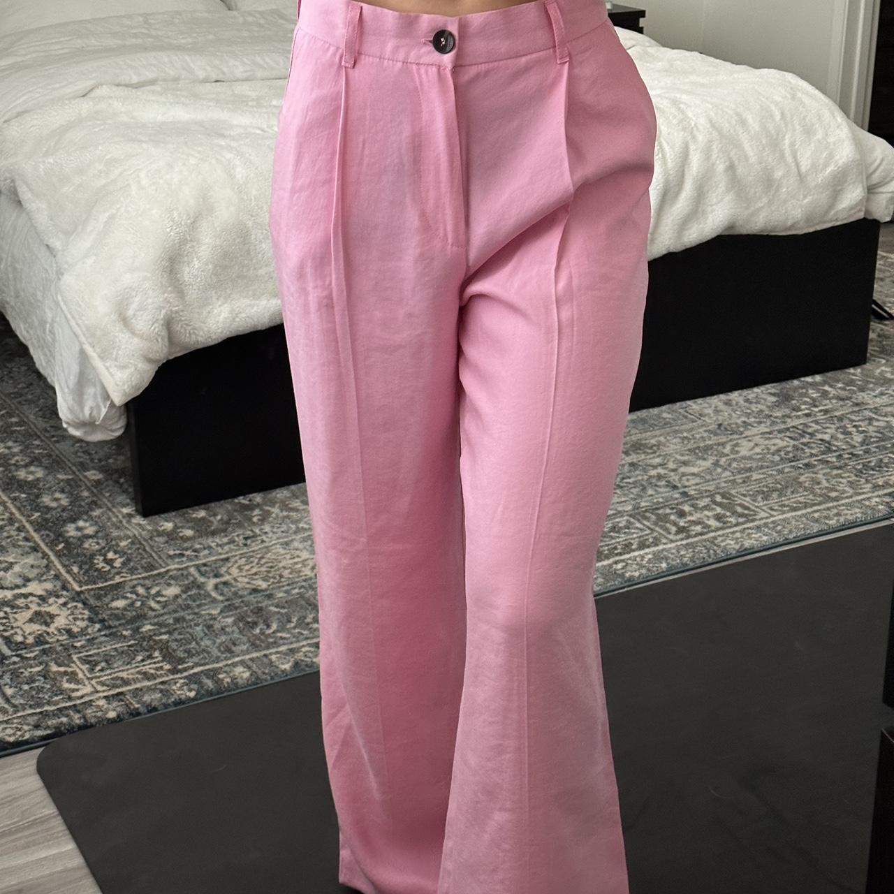 Zara pants Size S hemmed myself because they... Depop