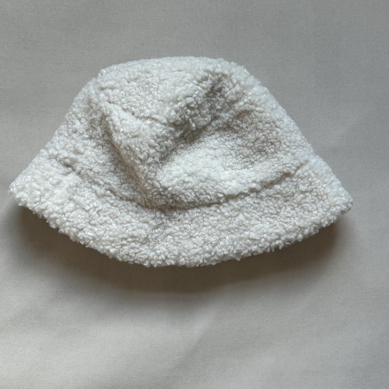 H&M Faux Shearling Bucket Hat Bucket hat in faux... Depop