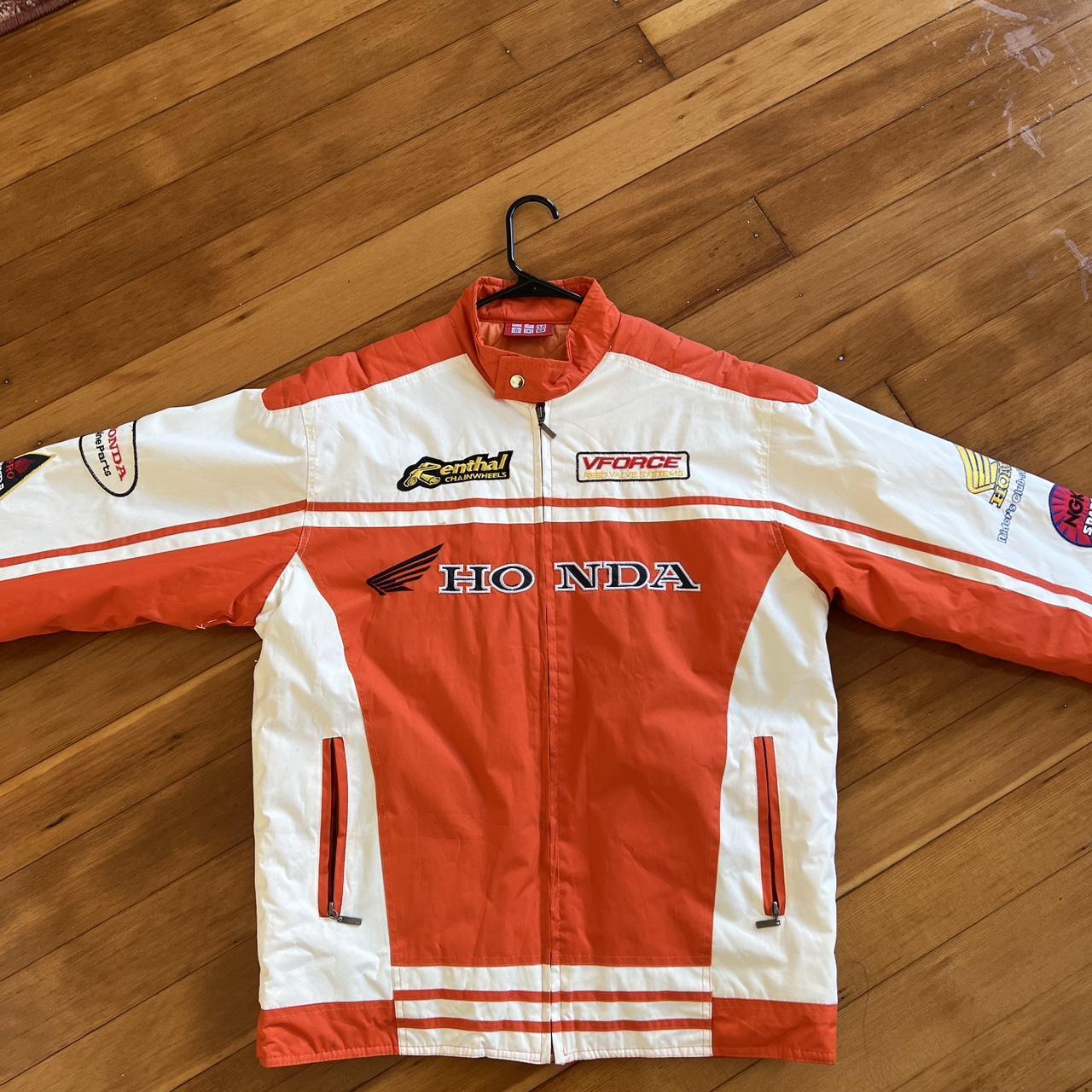 Motorcycle jacket Honda racing jacket in perfect... - Depop