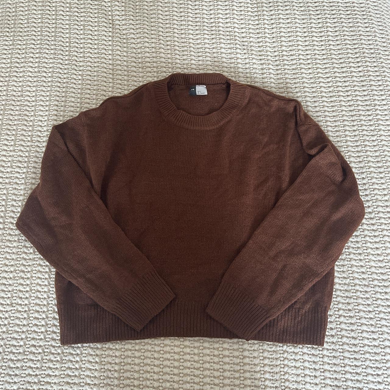 H&M Women's Brown Jumper | Depop