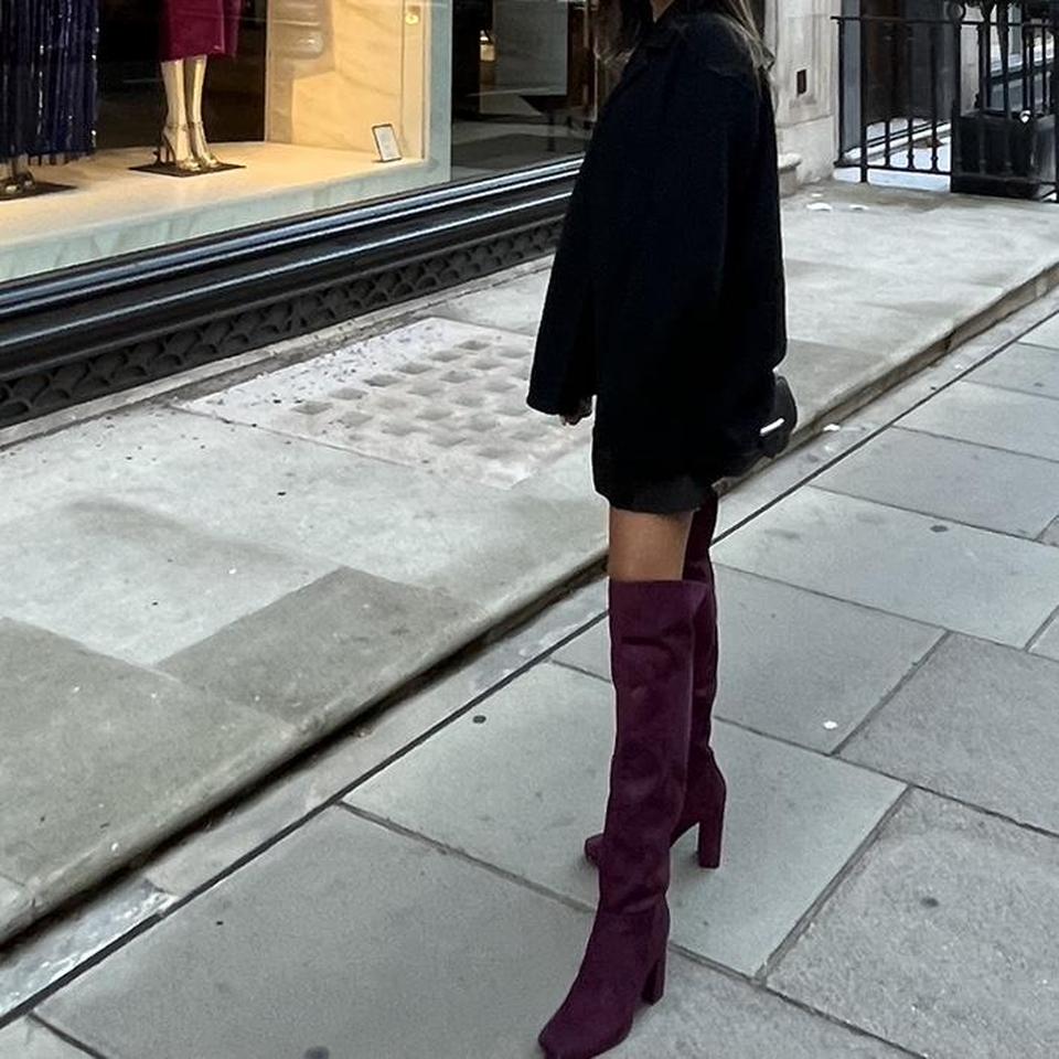 Nine west best sale burgundy boots