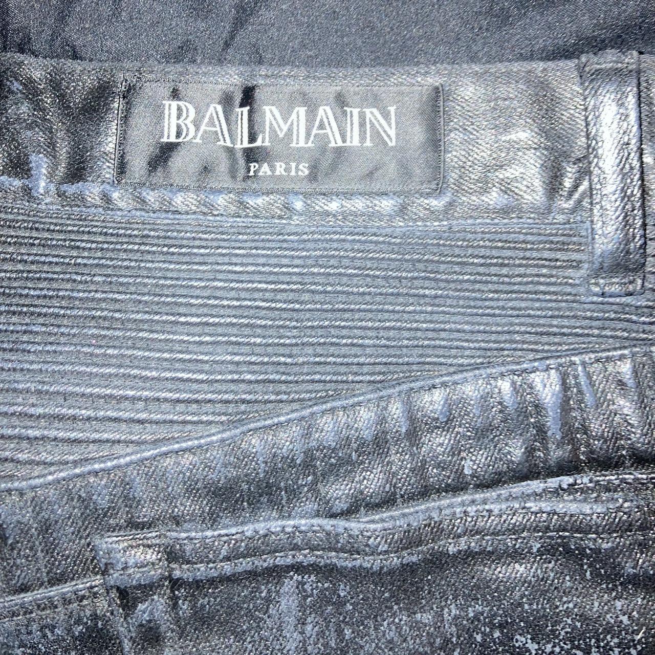 Mens Denim How To Spot Fake Balmain Jeans Balmain Balmain Jacquard
