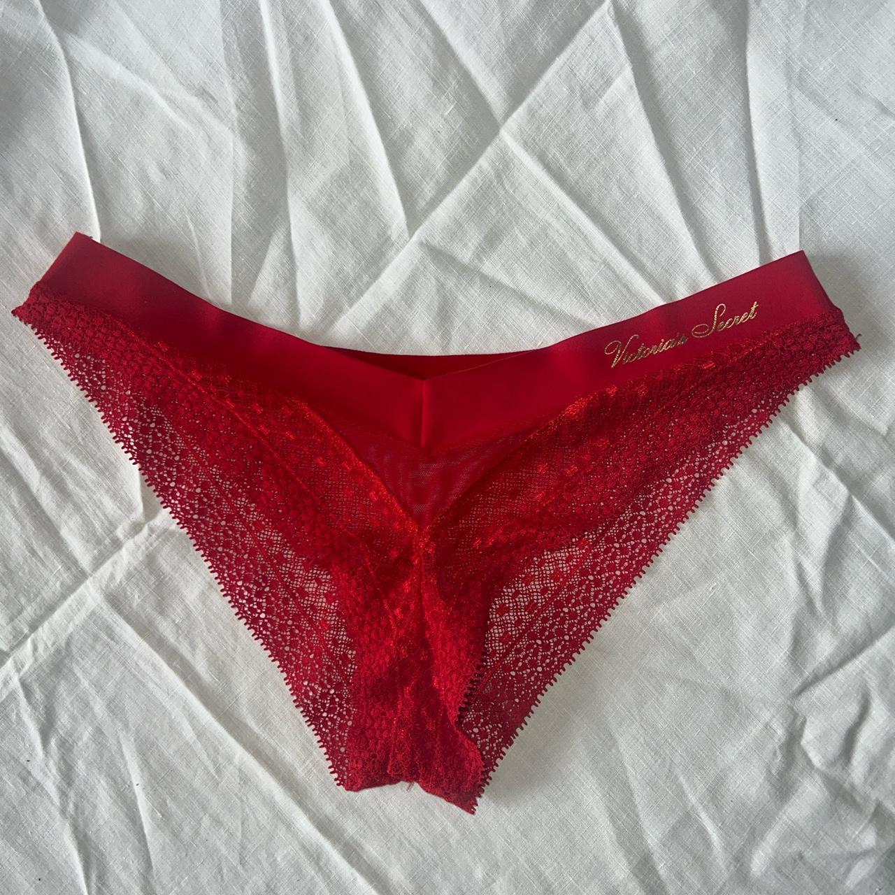 VS Panties, Victoria’s Secret red lace panty, BRAND...