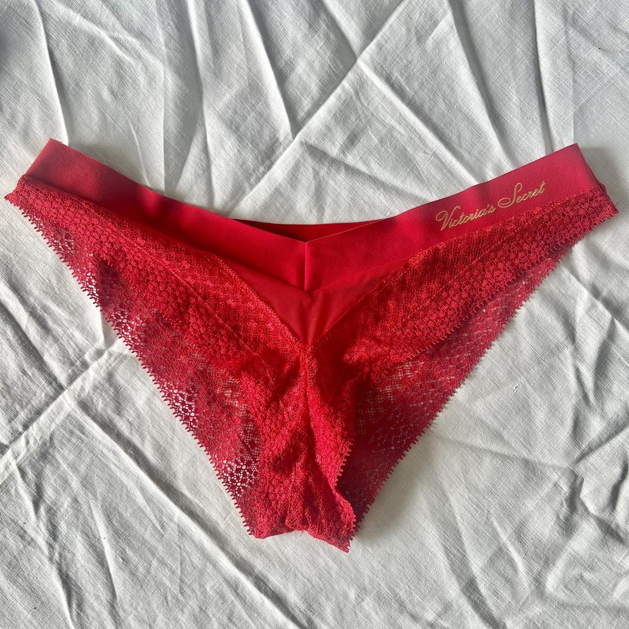 VS Panties, Victoria’s Secret red lace panty, BRAND