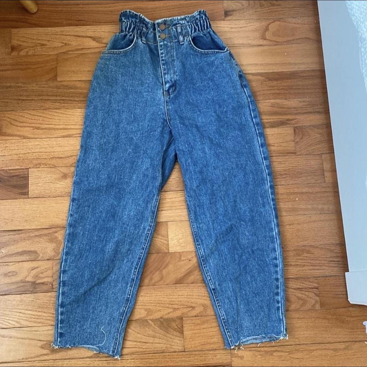 Oak + Fort Women's Blue Jeans | Depop