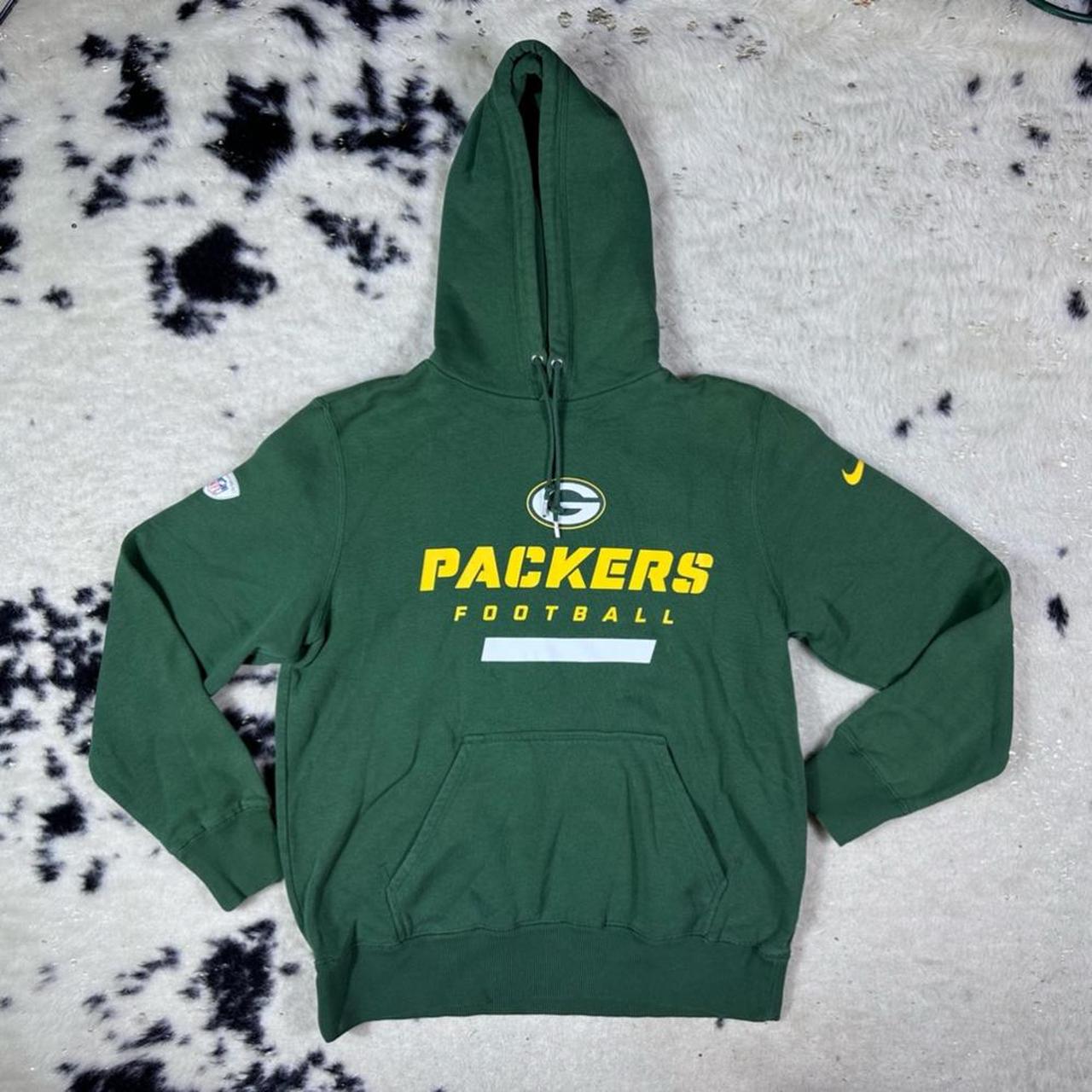 Men's Nike Green Bay Packers Fan Gear Pullover Hoodie Size: Small