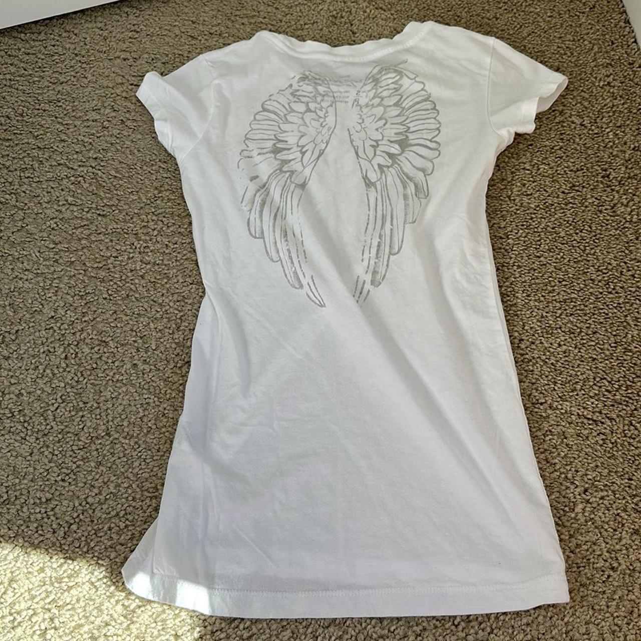 Aeropostale Women's White T-shirt (2)
