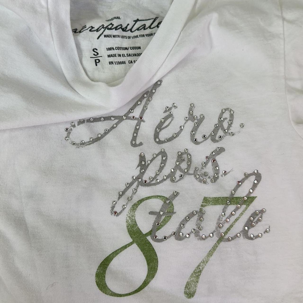 Aeropostale Women's White T-shirt (3)