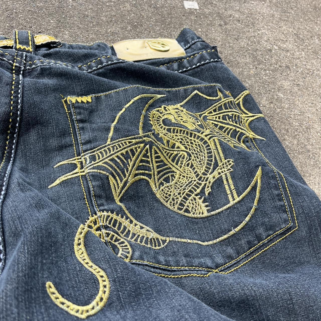 Vintage jnco esk dragon jorts Nice essential Size... - Depop