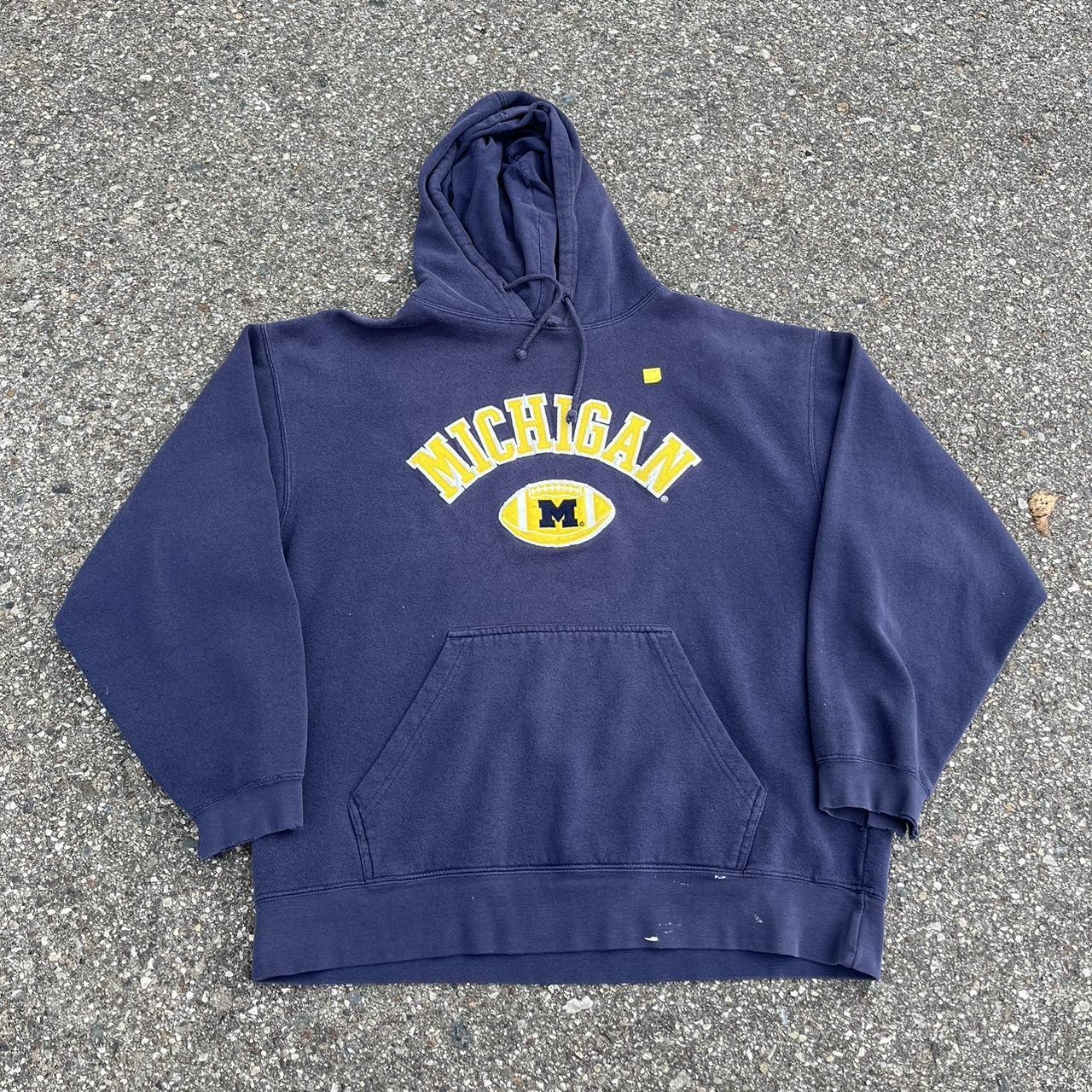 Vintage university of Michigan hoodie Nice... - Depop